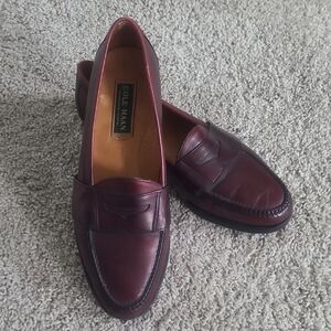 GUC Cole Haan Deep Burgundy Leather Penny Loafers Men 11.5D